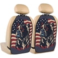 thumbnail image 1 of Goofa Patriotic Bulldog Art Pattern Car Back Seat Protector for Kids (2 Pack) ,Anti-kick Storage Mat for Car Seats,Shields from Footprints, 1 of 1