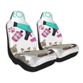 thumbnail image 1 of Goofa Pet Care Grooming Printed Car Seat Covers, Automotive Seat Covers for Cars Trucks and SUVs, Quick Setup Universal Fit Elastic Seat Covers-2 PCS, 1 of 6
