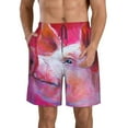 thumbnail image 1 of Goofa Pig Printed Mens Swim Trunks Summer Quick Dry Short Beach Swimwear Bathing Suits-Small, 1 of 9