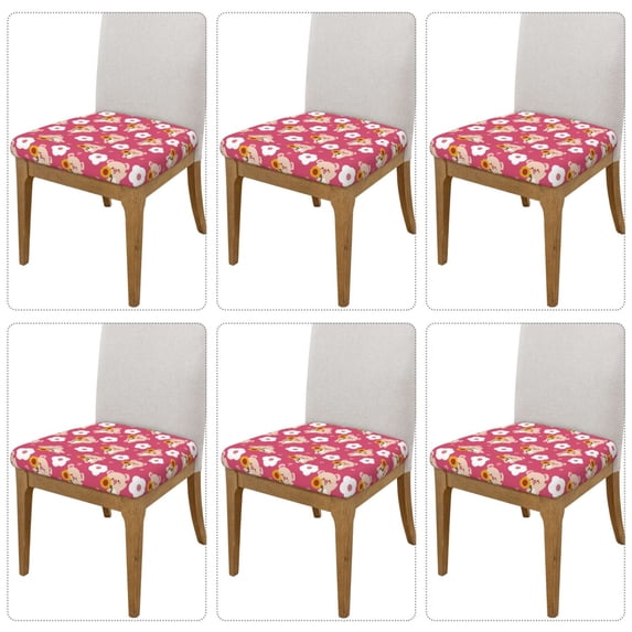 Goofa Piggy Sunflower Printed Couch Cushion Covers,Soft and Durable Throw Pillow Case , Floral Sofa Magic Sofa Stretch Cushion Couch Covers Washable