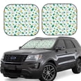 thumbnail image 1 of Goofa Pineapple Pattern 2 Piece Car Windshield Sun Shade Foldable | Front Windshield Shade for Sun, Heat and UV Rays | Sunshade for Car Front Window-Large, 1 of 7
