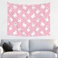 thumbnail image 1 of Goofa Pink Cartoon Bear Pattern Wall Tapestry for Bedroom ,29x37 Inch Tapestry Wall Hanging Bedspread Tapestry Boho Tapestry, 1 of 8