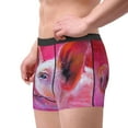 thumbnail image 1 of Goofa Pink Pig Printed Men's Boxer Briefs Underwear, Moisture-Wicking Underwear, Trunk,Soft and Breathable Cotton Underwear-X-Large, 1 of 9