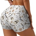 thumbnail image 1 of Goofa Pirate skulls Printed Workout Shorts Women Seamless Scrunch Butt Lifting High Waisted Gym Booty Shorts Elastic Workout Shorts-X-Large, 1 of 8