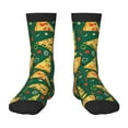 thumbnail image 1 of Goofa Pizza Pattern Children's Crew Socks, Kids' Daily Wear and Sports Socks, Breathable Socks, Sports Socks, Moisture-Wicking Socks for Children, 1 of 6