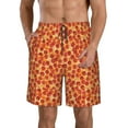 thumbnail image 1 of Goofa Pizza Printed Mens Swim Trunks Summer Quick Dry Short Beach Swimwear Bathing Suits-XX-Large, 1 of 9