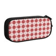 thumbnail image 1 of Goofa Plaid Heart Pattern Big Capacity Pencil Pen Case Office College Large Storage High Capacity Bag Pouch Holder Box Organizer, 1 of 9