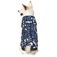 thumbnail image 1 of Goofa Plant Pattern Small Dog Sweater Hoodies Pet Grey Hooded Soft Fleece Sweatshirts with Pocket Fall Winter Puppy Cat Sweaters Warm Clothes-Large, 1 of 8
