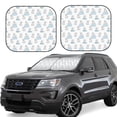 thumbnail image 1 of Goofa Playful Polar Bear Pals Pattern 2 Piece Car Windshield Sun Shade Foldable | Front Windshield Shade for Sun, Heat and UV Rays | Sunshade for Car Front Window-Large, 1 of 7