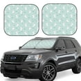 thumbnail image 1 of Goofa Playing Rabbit Pattern 2 Piece Car Windshield Sun Shade Foldable | Front Windshield Shade for Sun, Heat and UV Rays | Sunshade for Car Front Window-Medium, 1 of 7