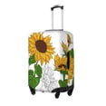 thumbnail image 1 of Goofa Plump Sunflower And Sketch Pattern Luggage Covers For Suitcase,Suitcase Cover Protector Fit 18-32 Inch Luggage-Medium, 1 of 9