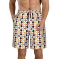 thumbnail image 1 of Goofa Polka Dot Printed Mens Swim Trunks Summer Quick Dry Short Beach Swimwear Bathing Suits-3X-Large, 1 of 9