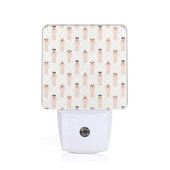 Goofa Poodle Dog Night Light, Plug-in, Dusk to Dawn Sensor, Warm White, Ambient Lighting, Ideal Kids Adults Nightlight-EU