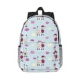 thumbnail image 1 of Goofa Poodle Dog Pattern Lightweight Student Backpack for School, Water-Resistant, Adjustable Straps, Fits 15" Laptop, Multiple Pockets for Books, Accessories, 1 of 5