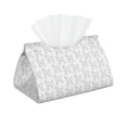 thumbnail image 1 of Goofa Poodle Dog Pattern Triangle Square Tissue Box Cover, Modern PVC Leathe Facial Paper Holder,Decorative Holder/Organizer for Bathroom Vanity Countertop, 1 of 9