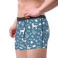 thumbnail image 1 of Goofa Poodle Dog Printed Men's Boxer Briefs Underwear, Moisture-Wicking Underwear, Trunk,Soft and Breathable Cotton Underwear-Small, 1 of 9