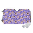 thumbnail image 1 of Goofa Pugs and Flowers Printed Car Windshield Sunshade,Foldable Reflective Sun Visor,UV Protection Heat Blocker Sunshade,Car Cooling Accessory-, 1 of 7