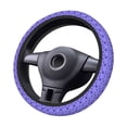 thumbnail image 1 of Goofa Purple Snowflake Elegance Pattern Elastic Stretch Steering Wheel Cover,Universal 15 inch, Microfiber Breathable Ice Silk, Anti-Slip, Odorless, Easy Carry, 1 of 8