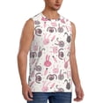 thumbnail image 1 of Goofa Rabbit And Carrot Printed Men's Sleeveless T-Shirt - Athletic Gym Workout Tank Top for Men - Moisture-Wicking, UPF 30+ Quick-Dry Muscle Tee-Medium, 1 of 8