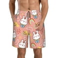 thumbnail image 1 of Goofa Rabbit So Cute Printed Mens Swim Trunks Summer Quick Dry Short Beach Swimwear Bathing Suits-XX-Large, 1 of 9