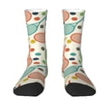 thumbnail image 1 of Goofa Racket and Tennis Ball Printed Men's Crew Socks, Soft Durable Breathable Moisture-Wicking with Odor Control Cotton socks, 1 of 9