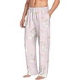 thumbnail image 1 of Goofa Rainboe And Rabbit Printed Soft Pajama Pants for Men, Wide Leg Comfy Casual Lounge Yoga Pants-XX-Large, 1 of 9