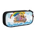 thumbnail image 1 of Goofa Rainbow Animals on Noah's Ark Pattern Big Capacity Pencil Pen Case Office College Large Storage High Capacity Bag Pouch Holder Box Organizer, 1 of 1