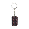 thumbnail image 1 of Goofa Rainbow Jellyfishes Printed Rectangular Metal Keychain Bag Charm Floral Charm for Purse Keys Metal Keyring Gift for Women Accessories, 1 of 7