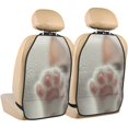 thumbnail image 1 of Goofa Raindrop Kitten Paw Pattern Car Back Seat Protector for Kids (2 Pack) ,Anti-kick Storage Mat for Car Seats,Shields from Footprints, 1 of 1