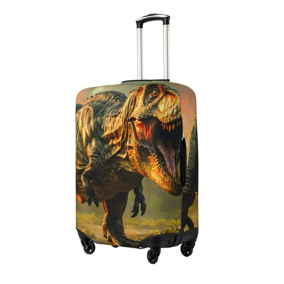 Goofa Realistic Style Forest Dinosaur Pattern Luggage Covers For Suitcase,Suitcase Cover Protector Fit 18-32 Inch Luggage-X-Large