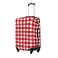 thumbnail image 1 of Goofa Red Checkboard Pattern Luggage Covers For Suitcase,Suitcase Cover Protector Fit 18-32 Inch Luggage-Large, 1 of 9
