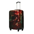 Goofa Red Dark Skull Abstract Pattern Luggage Covers For Suitcase