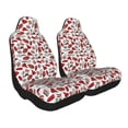 thumbnail image 1 of Goofa Red Food Printed Car Seat Covers, Automotive Seat Covers for Cars Trucks and SUVs, Quick Setup Universal Fit Elastic Seat Covers-2 PCS, 1 of 6