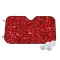 thumbnail image 1 of Goofa Red Glitter Printed Car Windshield Sunshade,Foldable Reflective Sun Visor,UV Protection Heat Blocker Sunshade,Car Cooling Accessory-Medium, 1 of 7