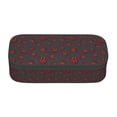 thumbnail image 1 of Goofa Red Ladybugs On Dark Background Pattern Pencil Case, Multi- Slot Pencil Pouch, Portable Pencil Bag, Pen Case for& Office, 1 of 9