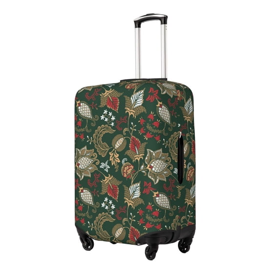 Goofa Red Leaves Pattern Luggage Covers For Suitcase,Suitcase Cover Protector Fit 18-32 Inch Luggage-Small