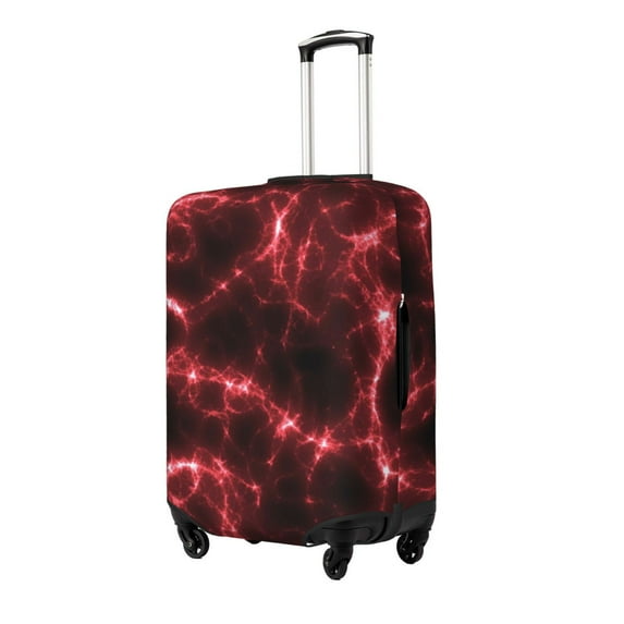 Goofa Red Line Pattern Luggage Covers For Suitcase,Suitcase Cover Protector Fit 18-32 Inch Luggage-X-Large