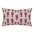 thumbnail image 1 of Goofa Red Lobster With Claws Pattern Pillow Case – Plush & Soft Cushion Cover, Hypoallergenic Throw Pillow Case for Comfortable Sleep with Envelope Closure-14"x20", 1 of 6
