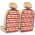 thumbnail image 1 of Goofa Red Lobster Pattern Car Back Seat Protector for Kids (2 Pack) ,Anti-kick Storage Mat for Car Seats,Shields from Footprints, 1 of 6