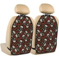 thumbnail image 1 of Goofa Red Rose Skull Pattern Car Back Seat Protector for Kids (2 Pack) ,Anti-kick Storage Mat for Car Seats,Shields from Footprints, 1 of 6