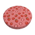 thumbnail image 1 of Goofa Red Strawberry Printed Stool Covers Round, Waterproof Round Bar Stool Covers Anti-Slip Round Bar Stool Seat Cover with Elastic Bands Durable -14 inch, 1 of 7