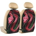 thumbnail image 1 of Goofa Red Viper Jungle Intensity Pattern Car Back Seat Protector for Kids (2 Pack) ,Anti-kick Storage Mat for Car Seats,Shields from Footprints, 1 of 6