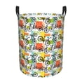 thumbnail image 1 of Goofa Retro Bike Printed Circular Hamper,Laundry Basket with Handles,Storage Baskets Foldable,Large Capacity Laundry Hamper-Small, 1 of 6