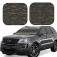 thumbnail image 1 of Goofa Retro Excavator Pattern 2 Piece Car Windshield Sun Shade Foldable | Front Windshield Shade for Sun, Heat and UV Rays | Sunshade for Car Front Window-, 1 of 7