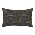 thumbnail image 1 of Goofa Retro Excavator Pattern Pillow Case – Plush & Soft Cushion Cover, Hypoallergenic Throw Pillow Case for Comfortable Sleep with Envelope Closure-16"x24", 1 of 6