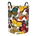 thumbnail image 1 of Goofa Retro Floral Butterfly Printed Circular Hamper,Laundry Basket with Handles,Storage Baskets Foldable,Large Capacity Laundry Hamper-Small, 1 of 8