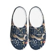 thumbnail image 1 of Goofa Retro Forest Animals Print Womens Mens Cotton Lightweight House Slippers , Washable Home Slippers,Indoor Comfy Bedroom Cozy Slippers-37/38, 1 of 7