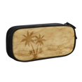thumbnail image 1 of Goofa Retro Palm Tree Pattern Big Capacity Pencil Pen Case Office College Large Storage High Capacity Bag Pouch Holder Box Organizer, 1 of 9