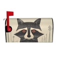thumbnail image 1 of Goofa Retro Raccoon Graphic Print Pattern Mailbox Cover, Mailbox Decoration with Magnetic Strips for Standard and Large Mailboxes, Easy Installation, Durable and UV-Resistant-21x18 in, 1 of 8