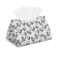 thumbnail image 1 of Goofa Retro Rooster Pattern Triangle Square Tissue Box Cover, Modern PVC Leathe Facial Paper Holder,Decorative Holder/Organizer for Bathroom Vanity Countertop, 1 of 9